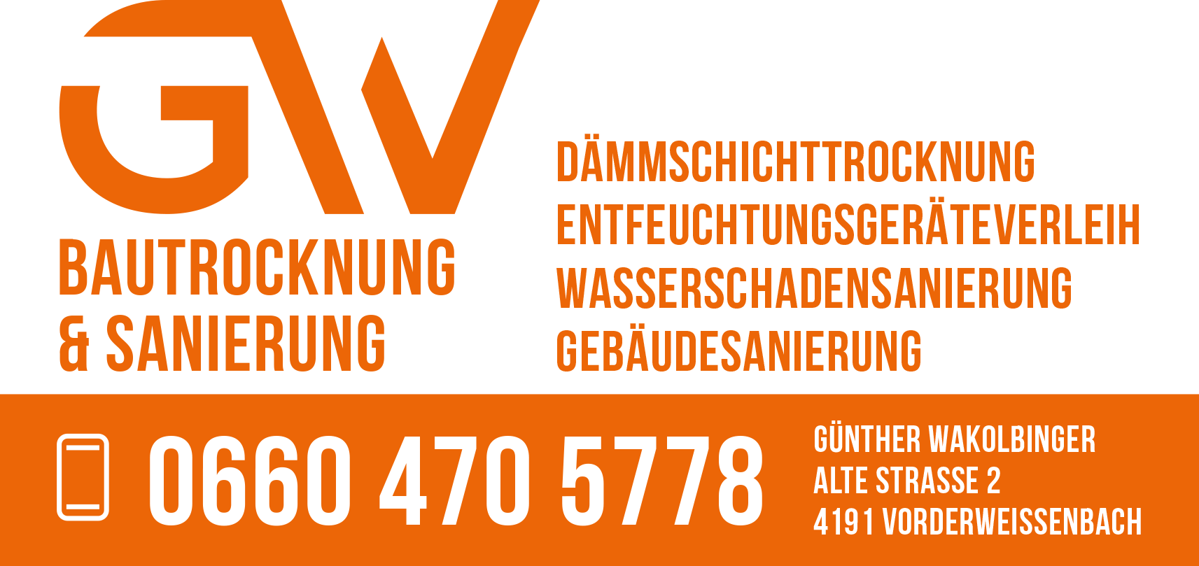 GW Bautrocknung Sanierung